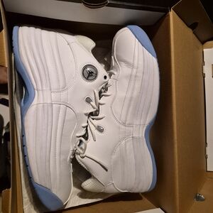 Jordan White and Blue Sneakers